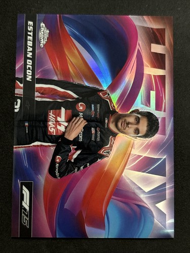 Esteban Ocon #HLX-13 2025 Topps Chrome Formula 1 Helix card