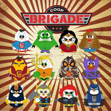 Variety Coop squad toy: The Brigade Coops- Bag of 12, plus Golden/Silver chance