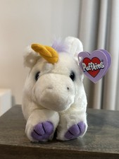 Vintage Puffkins Swibco Magic Unicorn Plush Stuffed 4"