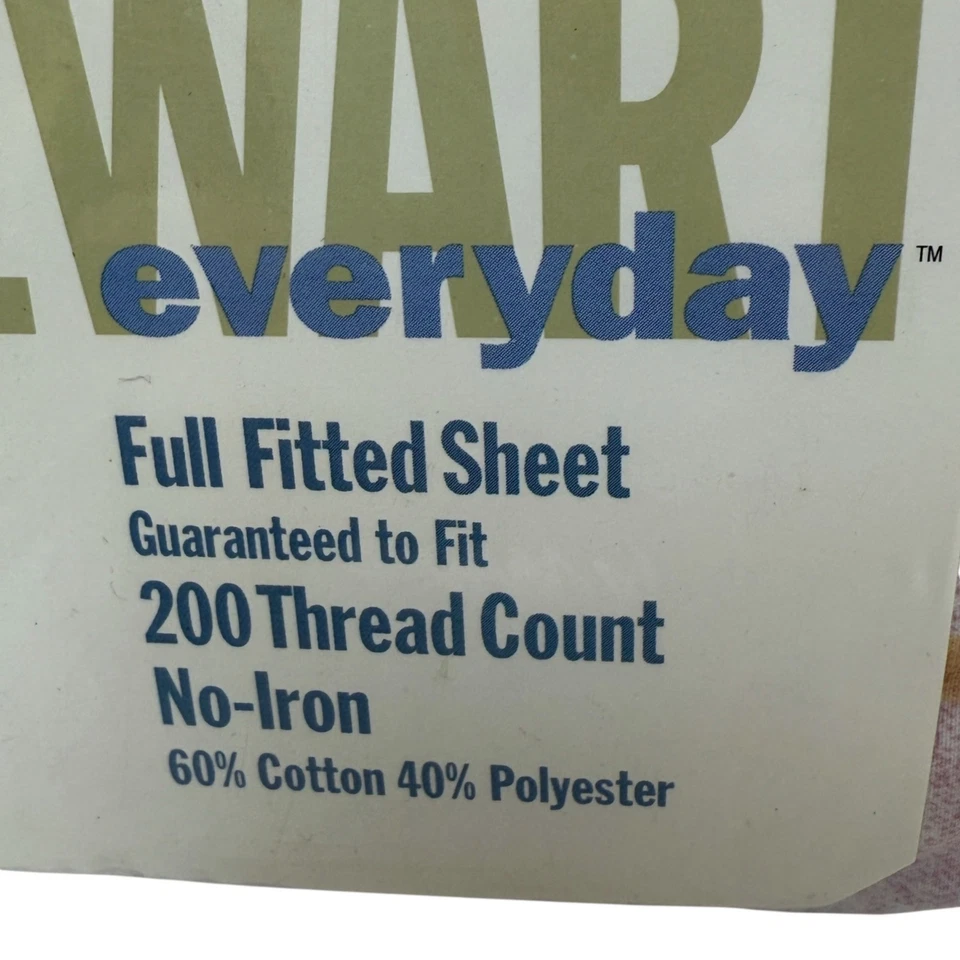 Sábana Ajustable Completa Martha Stewart Pastel Cuadros Luz Madras Rosa De Colección Nueva Foto 4 de 4