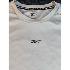 Mens Reebok Tan Logo Moisture Wicking Athleti...