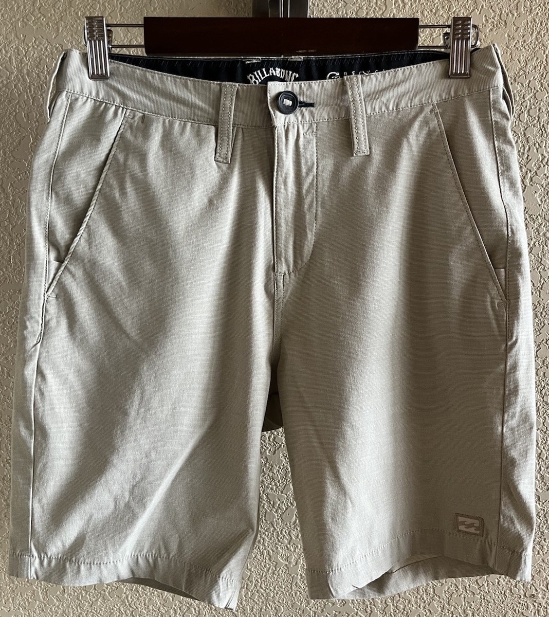 Men’s BILLABONG Khaki Recycler Crossfire Submersibles Shorts size 29