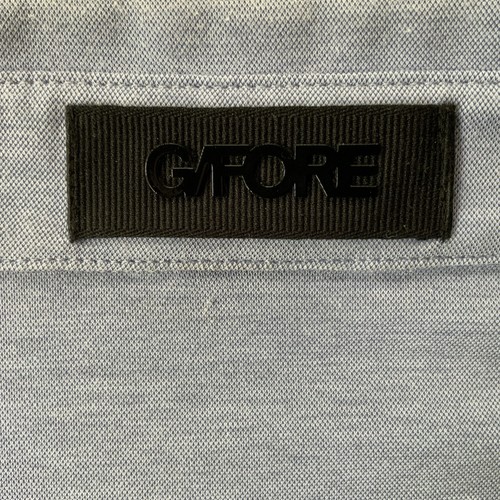 G/FORE Golf Poloshirt Gr. XL italienischer Stoff einfarbig blau grau Stretch Komfort - Bild 2 von 17