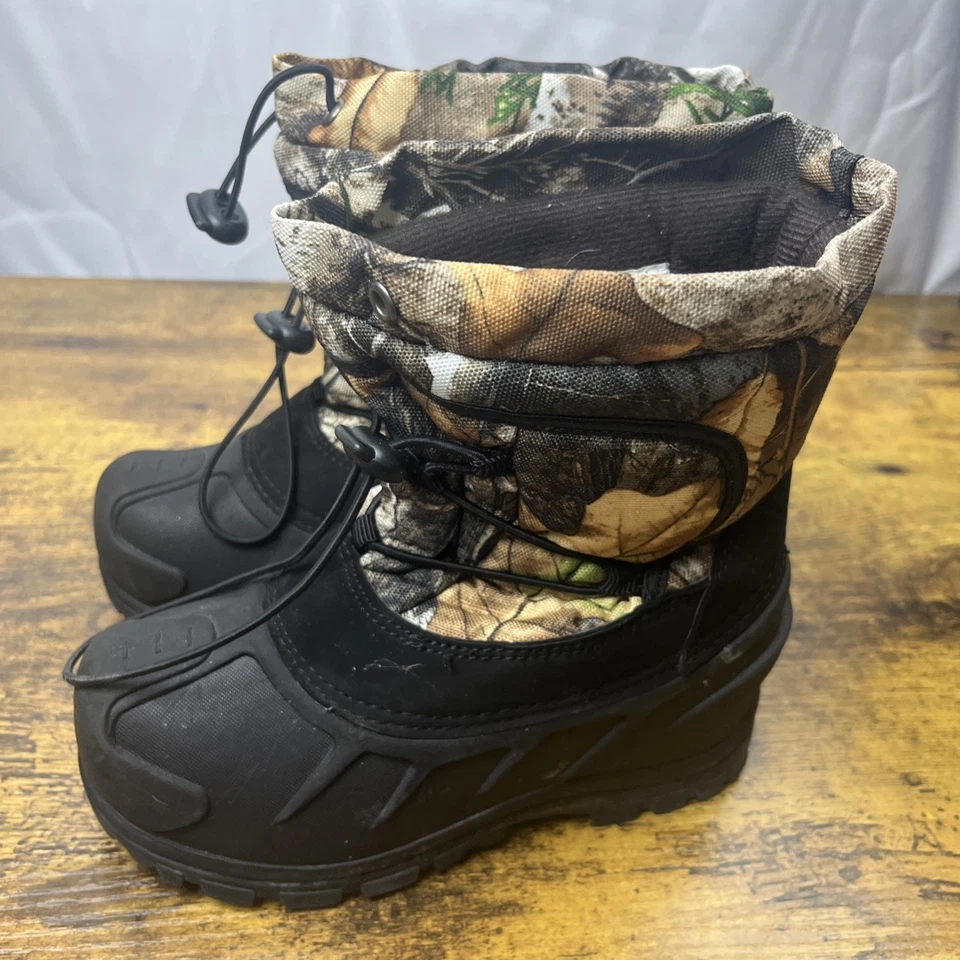 Itasca RealTree Camo Insulated Waterproof Hunting Snow Boots Size 1 #6527159 - Image 2 of 4