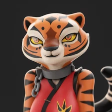 Chained Tigress 1/12 Scale Resin Figure NSFW | Unpainted Model Kit