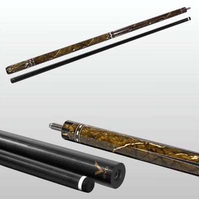 EVO Gemstone Carbon Fiber Pool Cue - Earthfire / Skyflare / Nightglow