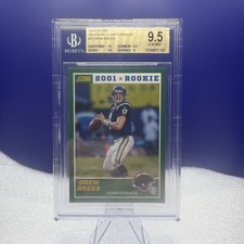2014 Score - Iconic Rookie Card Variations Drew Brees #3 BGS 9.5. rookie card picture