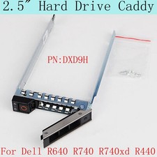DXD9H 2.5" Gen14 HDD Tray Caddy For Dell R340 R440 R640 R740 R740xd R840 R940