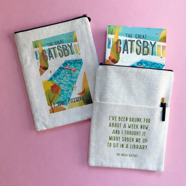 The Great Gatsby Library Quote Book Sleeve (General merchandise)