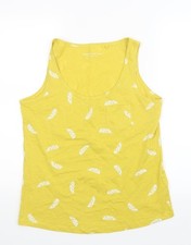Gelbes Basic-Tanktop Damen UK Gr&ouml;&szlig;e 12 Principles