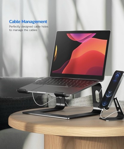 Nulaxy C3 15.6 inch Ergonomic Laptop Stand for MacBook Air and Dell XPS - Space - Afbeelding 6 van 6