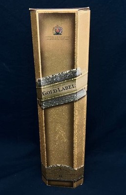 Johnnie Walker Gold Label Empty Bottle Collectible Whisky Display