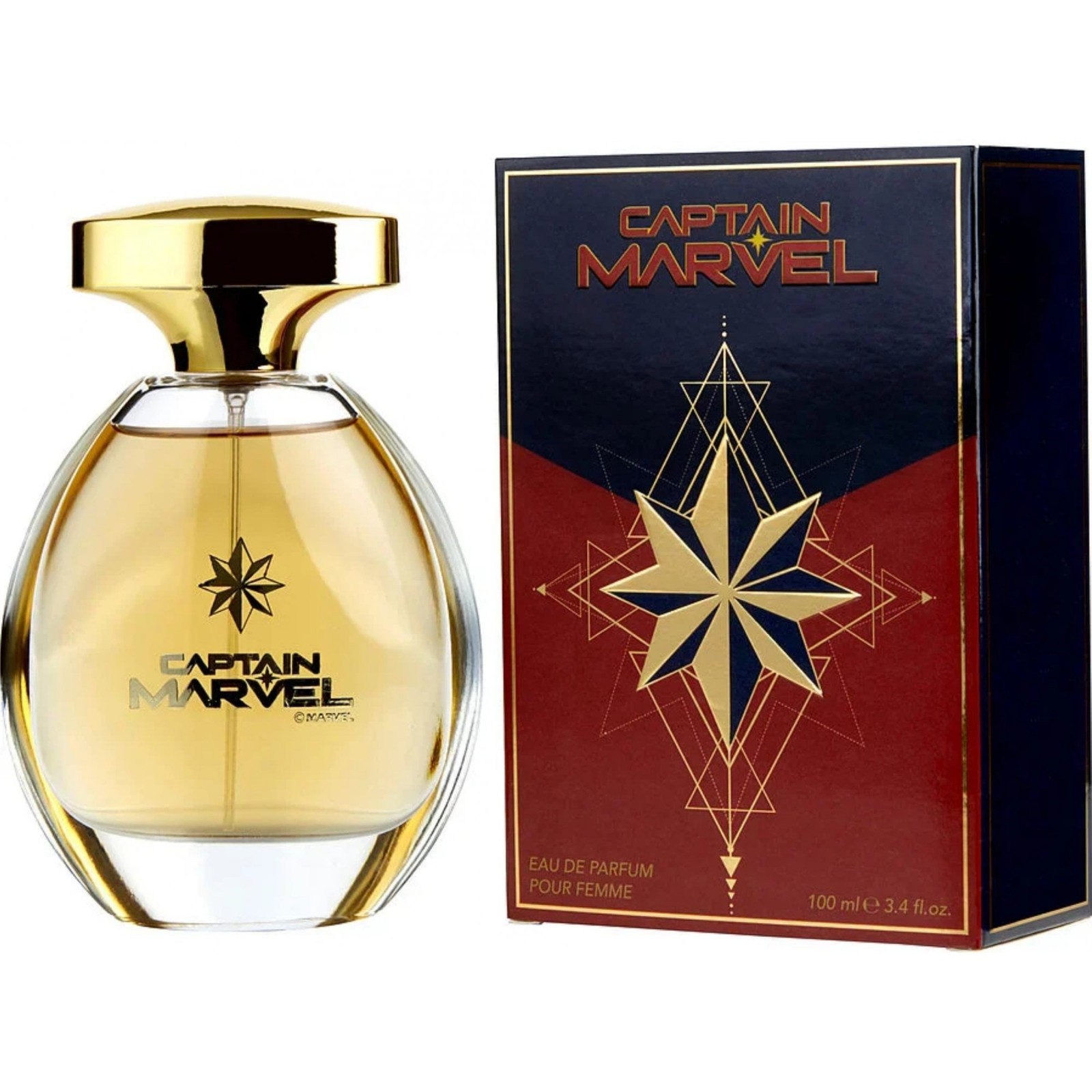 MARVEL CAPTAIN MARVEL 100ML EDP SPRAY | FOR HER | SEALED BOX | FREE P&P |