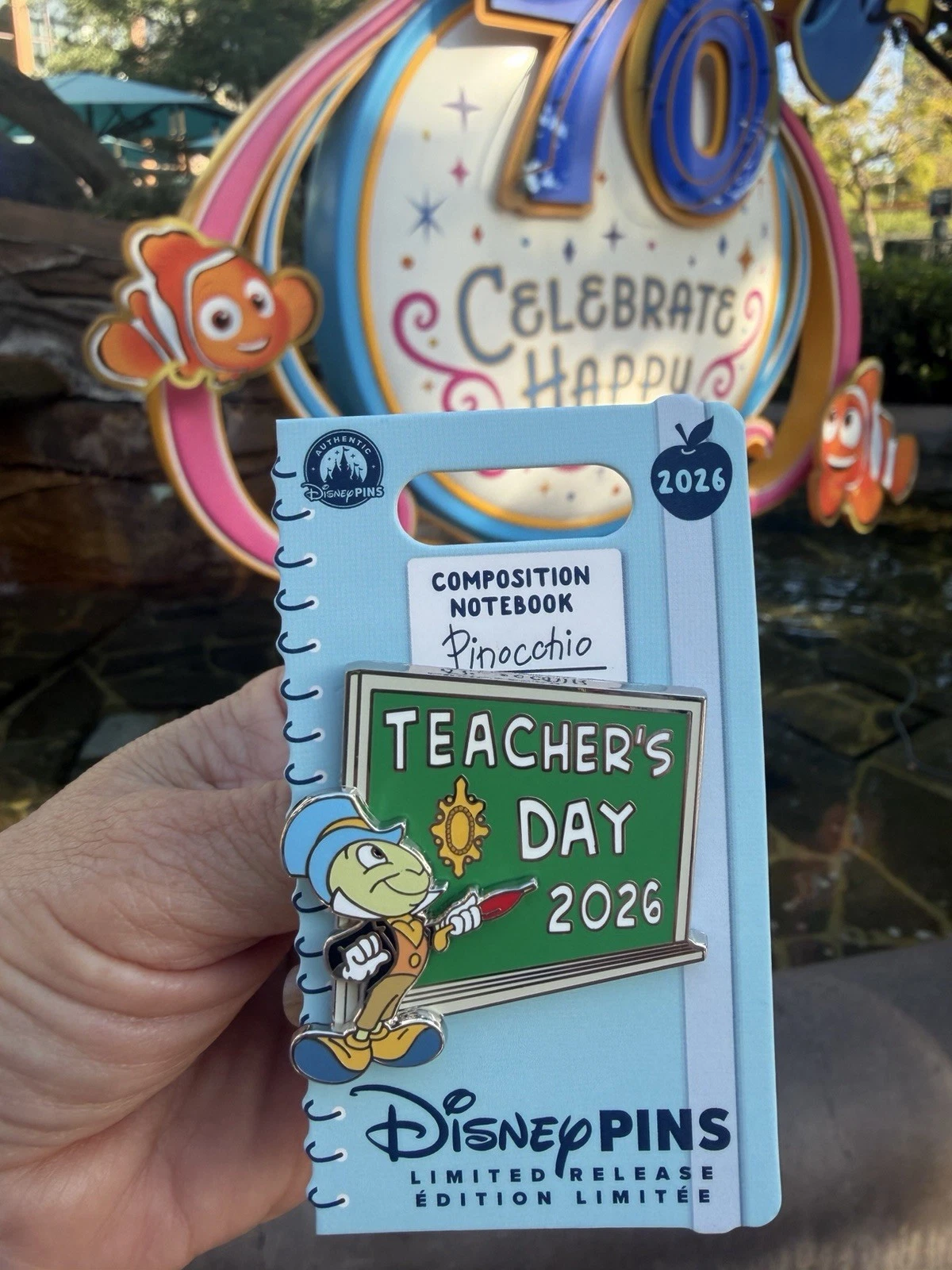 2026 Disney Parks Teachers Day 2026 Jiminy Cricket Pin