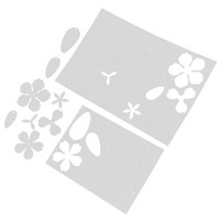 2 StüCk Schrumpffolien, Blumen, Vorgeschnittene Schrumpffolien, Schrumpfpapier