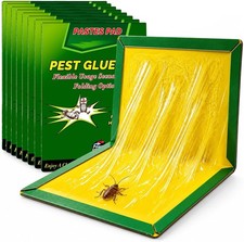Glue Traps Stickypads 10 Pack - Extra Strong Sticky Pads 12.4 x 8.2 Inch, Large