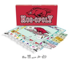 Late for the Sky: University of Arkansas Hog-Opoly Monopoly Board Game
