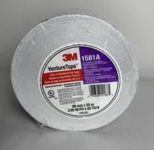 New 3M VentureTape 1581A Natural Aluminum Foil Tape 2.83 IN x 60yd / 4.0mil HVAC