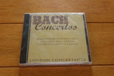 Bach Concertos CD Classical Baroque Album 1997 Beige MGM Records NEW Sealed