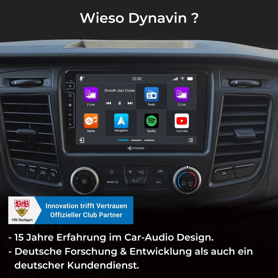 Android Radio Navi für Ford Transit ab 2019 mit Wireless Carplay Android Auto - Bild 2 von 4