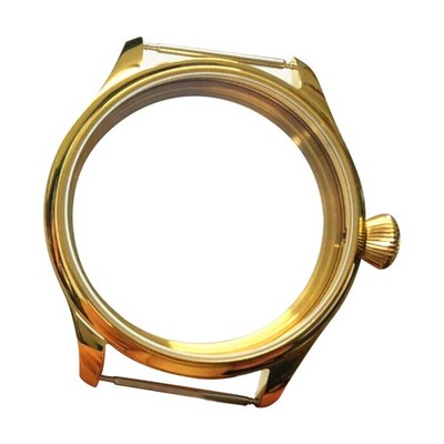 44mm Steel High-hardness Mirror Watch Case For ETA 6497/6498 ST36 Movement b