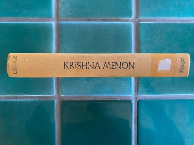 KRISHNA MENON: A Biography by T. J. S. George 1st Taplinger HC ex-library 1965