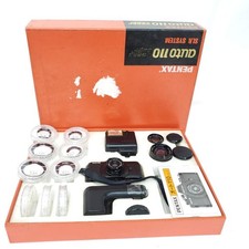 PENTAX auto 110 Film SLR Camera with 18mm 24mm 50mm Lenses and Accessories