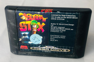Videospiel Bubba N Stix nur Cart Sega Mega Drive