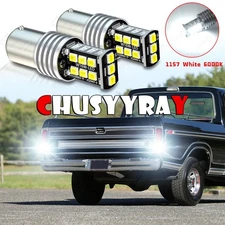 2pcs For Corvette C5 1997-2004 Pair 1157 LED Back Up Reverse Lights Bulbs