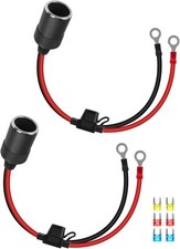 12V-24V Cigarette Lighter Socket Power Cord, Cigarette Lighter Fema Size: 0.3M