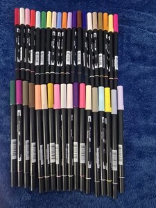 Tombow ABT Dual-Brush Pens Lot of 38 Markers