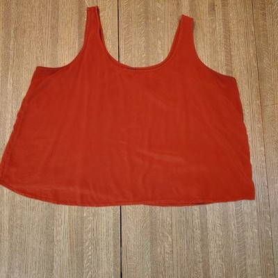 Old Navy Women s Size 3X Sleeveless Top Burnt Orange Tank Blouse Tank Top
