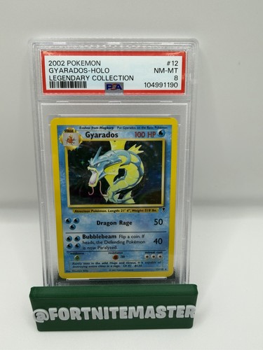 2002 Pokemon Legendary Collection Gyarados #12/110 PSA 8