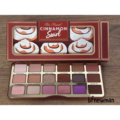 New Too Faced Cinnamon Swirl Limited Edition Sweet & Spicy Eyeshadow Palette NIB