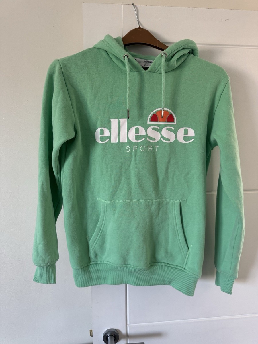 Size 8 uk women ellesse green hoodie jumper