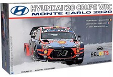 Plastic model 1/24 Hyundai i20 Coupe WRC 2020 Monte Carlo Rally Winner [BEL021]