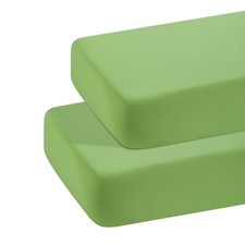 Microfiber 2 Pack Toddler Fitted Crib Sheets Super Soft and Cozy Baby Sheets ...