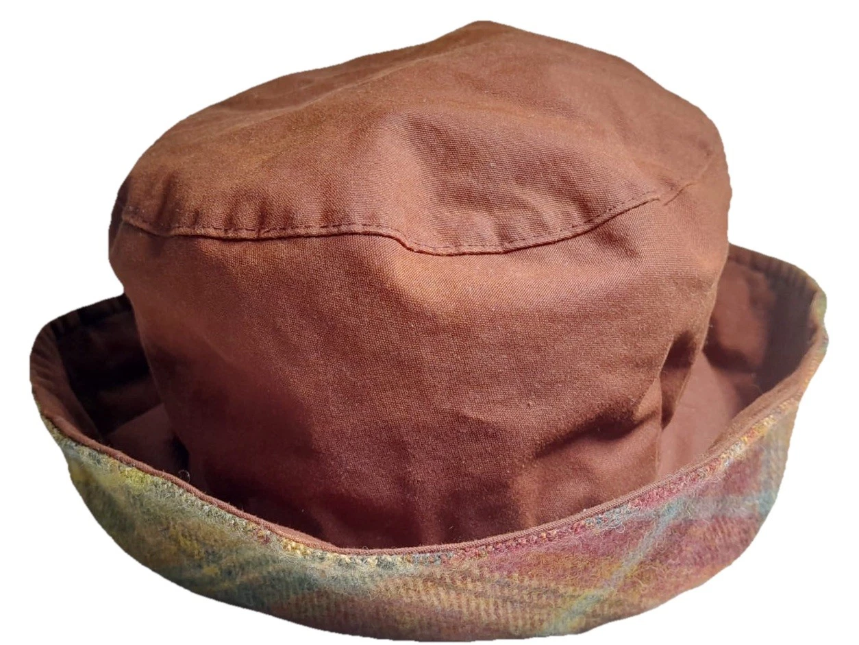 Olney Wax Cotton & Wool Blend Burnt Orange Country Hat Size M (57cm)