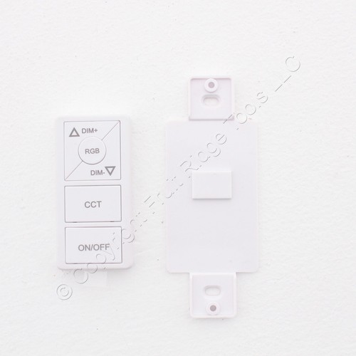 Spektrum Smart Bluetooth Wireless White SPK-CTRL-W-RGBTW Wallplate Remote On/Off - Picture 3 of 6