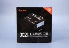 CLEAN Godox X2T-N Trigger Transmitter for NIKON DSLR Camera Flash Photography