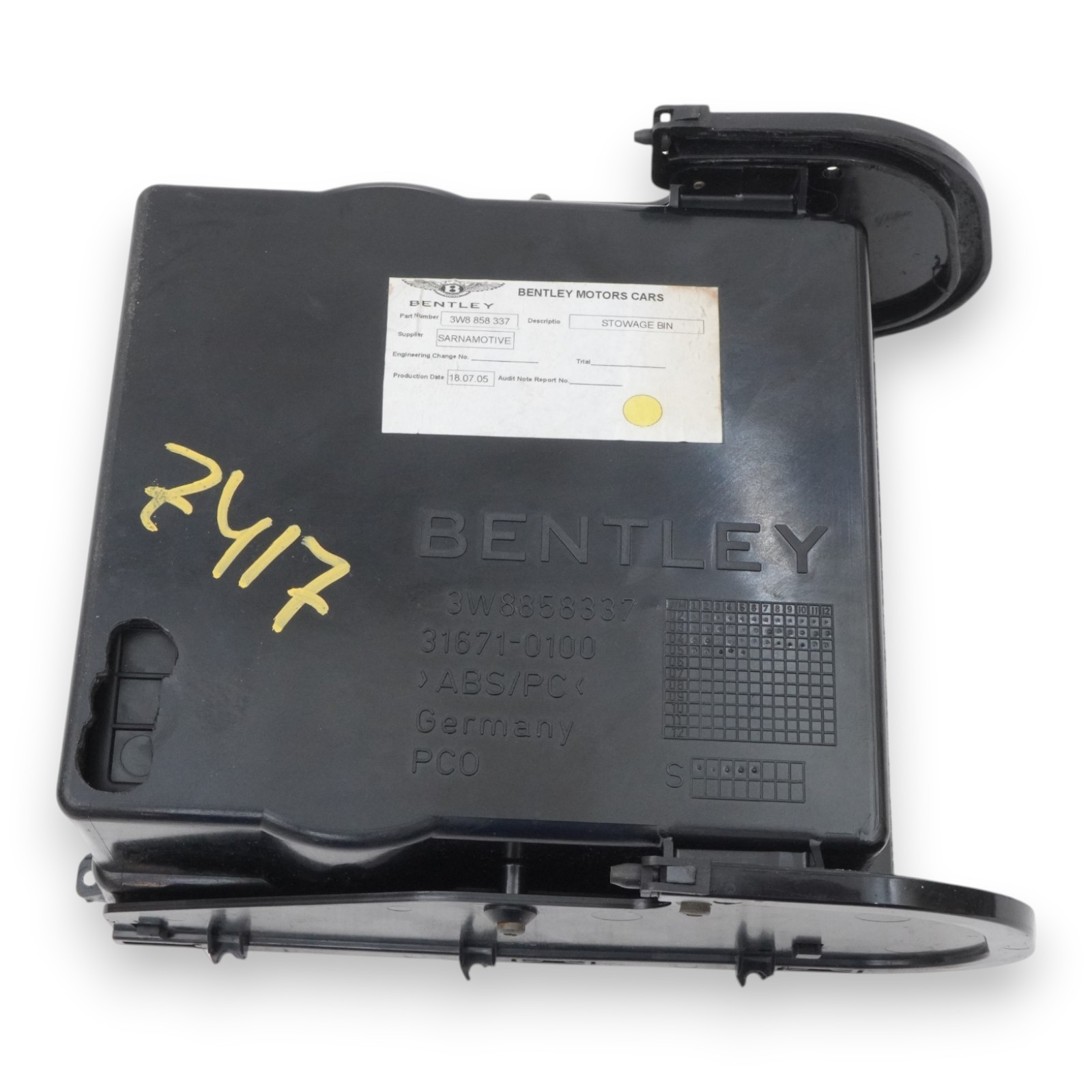 Bentley Continental GT 2003-2012 Front Right Center console P/N 3W8858337