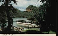 Kauai,HI Wailua River Boat Mike Roberts Original Vintage Postcard