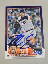 2023 Topps MASON ENGLERT Tigers In-Person Signed Autographed AUTO