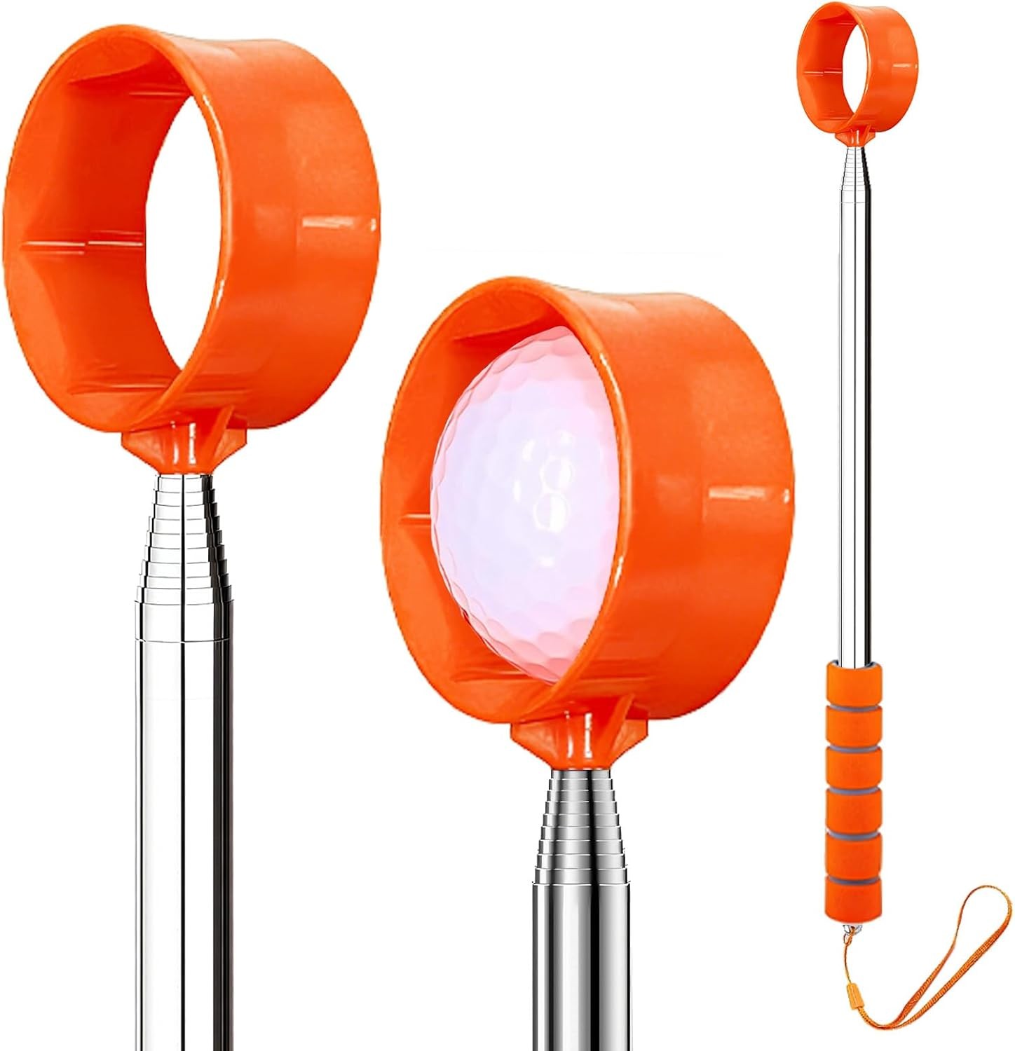Ball Retriever Telescopic, 9ft Golf Ball Retriever For Water, Professiona S