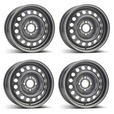 4 Cerchi ferro Alcar 6530 5.5Jx14 ET36 4x100 per Renault Clio Kangoo Megane Scen
