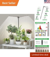 Plant Grow Lights for Indoor Plants Full Spectrum with 3/6/9H Timer  Dimming...