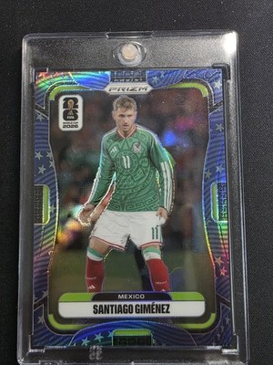 2026 Panini Prizm FIFA World Cup Santiago Gimenez #291 Mexico Old Glory /94