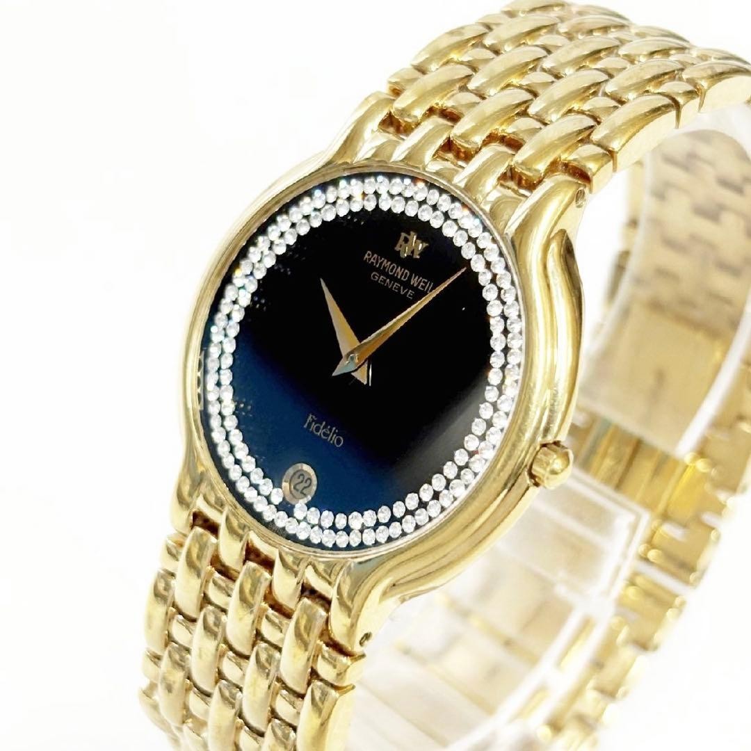Raymond Weil 4802 Fidelio Unisex 18k Gold Plated Watch for sale