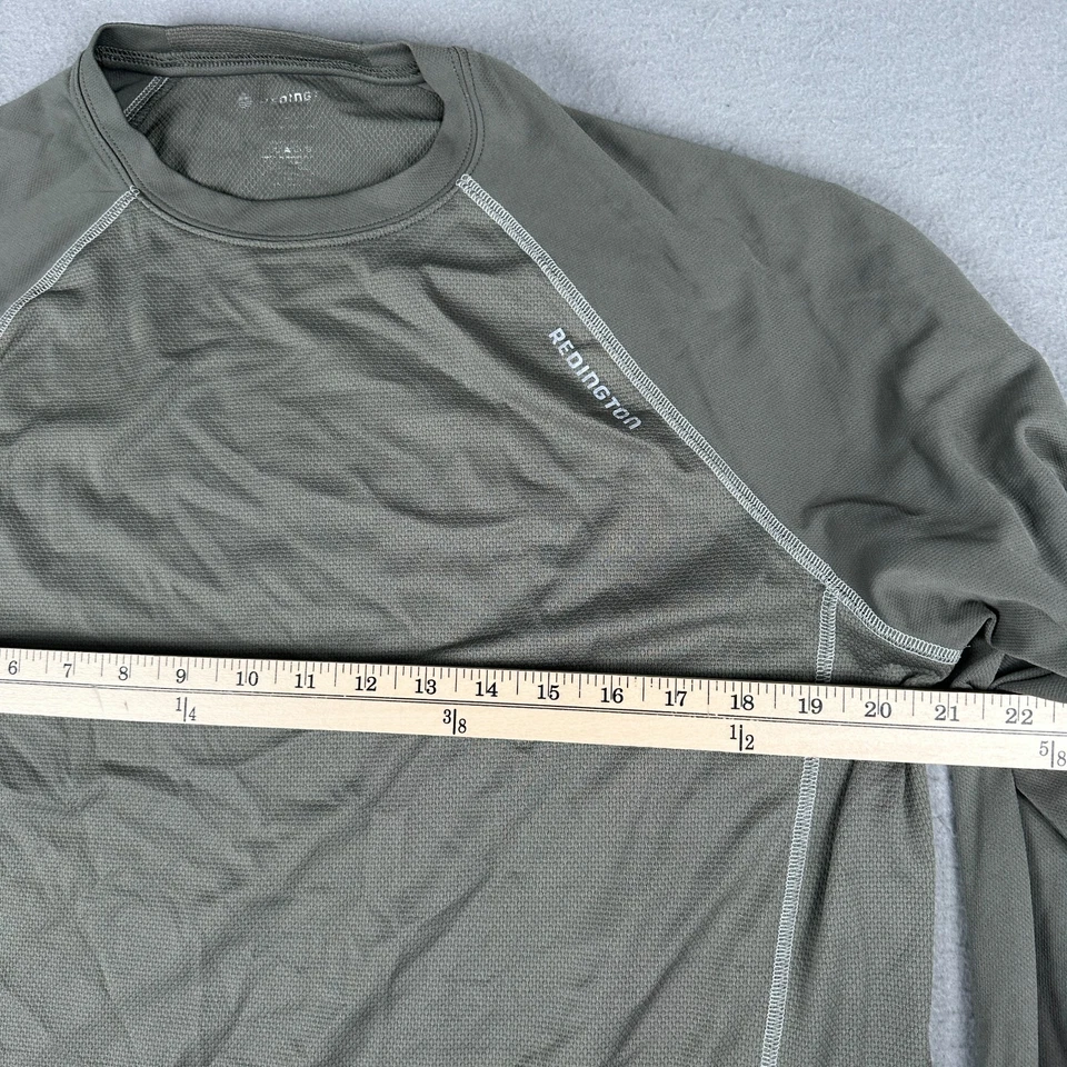 Camiseta Redington Para Hombre Mediana Oliva Pesca con Mosca Sol Malla Salvia Guía Raglán Foto 4 de 4