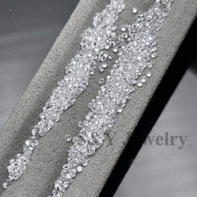 1.0-20mm Wholesale Price Top Quality 1000pcs Round White Loose Cubic Zirconia